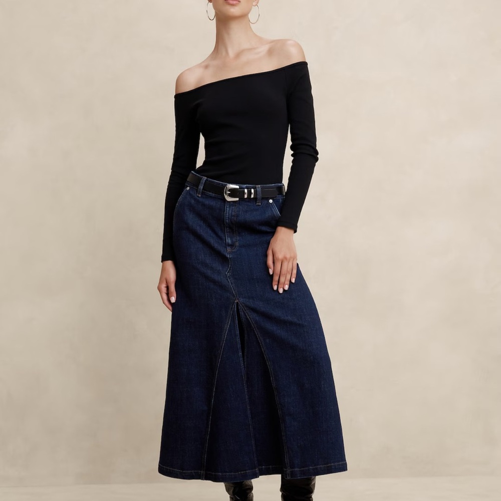 BR denim skirt
